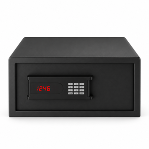 Coffre-fort d'hôtel en gros pour les distributeurs d'équipements hôteliers – Boîte de sécurité électronique noire avec finition thermolaquée - Product Image 1