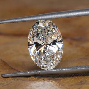 เพชรหลวมทรงรีขนาด 1-10 กะรัต ผลิตด้วยวิธี HPHT CVD  ความใส VVS สี D  ได้รับการรับรองจาก IGI  เจาะรูแล้ว สำหรับทำเครื่องประดับ ขายส่ง - Product Image 4