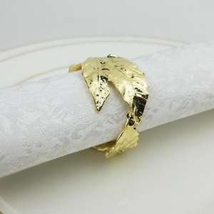 Ensemble d'anneaux de serviette de qualité supérieure pour serviettes en tissu, accessoires de table modernes pour hôtels et restaurants haut de gamme - Product Image 1