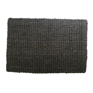 พรมปูพื้นสีดำทำจากเส้นใยปอกระเจาสีดำธรรมชาติ ทอมือ ลายทอแบบ Jute NoirWeave  เป็นมิตรกับสิ่งแวดล้อม เหมาะสำหรับตกแต่งบ้าน ขายส่ง - Product Image 3