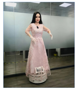 Navegación autónoma inteligente Humanoid Hotel Commercial Obot Restaurante Robot Comercial Mujer Recepción Robot - Product Image 3
