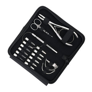 Kit de Pinzas para Extensiones de Cabello con Color, Tamaño y Logotipo Personalizados, Pinzas de Punta Fina de Alta Calidad, Pinzas Profesionales para Extensiones de Cabello - Product Image 3