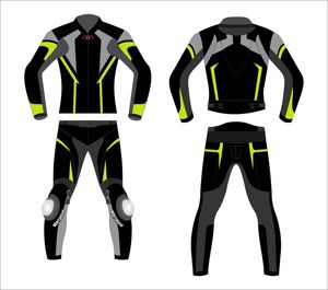 Traje de Carreras de Cuero de Dos Piezas Personalizado para Motociclista, Último Modelo, Traje de Carreras de Cuero Genuino para Motociclista - Product Image 1