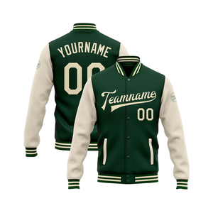 Top Trending Winter Green <b>for</b> Varsity Letterman <b>Jacket</b> <b>Men</b> Women Custom OEM Oversized Streetwear Bomber College <b>Baseball</b> - Product Image 1