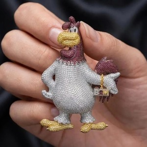 Colgante de Letra Personalizado de Moissanita, Amuleto de Cabeza de Gato de Plata, Joyería con Nombre de Diamantes de Imitación, Regalo Lindo Unisex para Fiesta, Chapado en Oro - Product Image 5