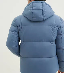 Men Hooded <b>Packable</b> Puffer <b>Jacket</b> Lightweight Warm Quilted Winter Coat Water Resistant Front Full Zip Outdoor Travel Compact - Product Image 3