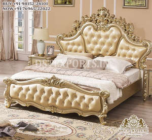 Último Tema de pavo real cama tamaño Queen aspecto real forma de pavo real conjunto de dormitorio diseñador último aspecto majestuoso cama de pavo real para dormitorio - Product Image 6