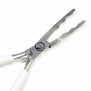 Pinza Clásica de Acero Inoxidable Hecha a Medida para Extensiones de Cabello, Agarre Fuerte, Plateada y Negra, 6 Pulgadas, Instalación y Remoción Profesional - Product Image 2