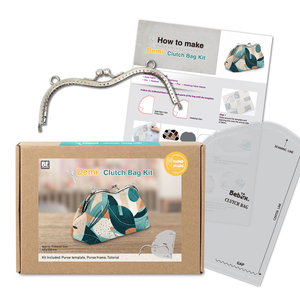 Kit de fabrication de sac à main demi-clutch DIY - Product Image 2