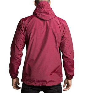 Servicio OEM ODM Chaqueta cortavientos con capucha para hombre, chaquetas impermeables con logo personalizado, chaqueta cortavientos impermeable para hombre para actividades al aire libre. - Product Image 3
