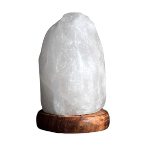 Luxury Himalayan White Salt Lamps Best Selling Hand Carved <b>Crystal</b> Table Lamps with Personalized Logo OEM Manufacturing Services - Product Image 2