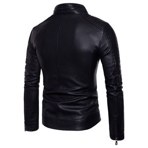 OEM 100% Genuine Cow <b>Leather</b> Brown Plus Size Men's <b>Winter</b> Waterproof Windproof Breathable Stand Collar Flight Bomber <b>Jacket</b> PU - Product Image 2