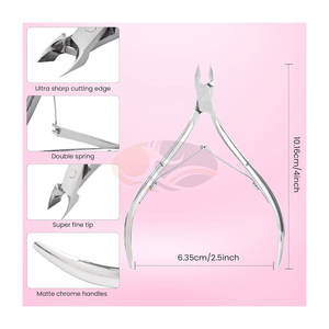 Cortauñas Profesional de Acero Inoxidable para Bebés, Cortador de Cutículas, Removedor de Uñas, para Manicura y Pedicura, Cuidado de Uñas de Manos y Pies, Ancho - Product Image 3