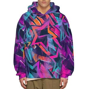 Regular Length Comfortable Fit Men Sublimation Hoodie / New Arrival Lightweight Men Sublimation Hoodie - Product Image 3