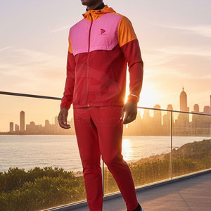 Traje cortavientos de alta calidad, de secado rápido y diseño ligero, para fitness, actividades al aire libre y uso en equipo. - Product Image 4