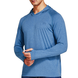 Hoodie de pêche à manches longues imperméable UPF 50 en polyester 100% - Service OEM personnalisé, séchage rapide, léger, facile à laver - Product Image 3