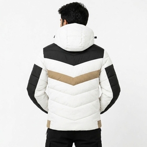 Chaqueta Cortavientos Personalizada para Hombre, de Lona, Invernal, Transpirable, Resistente al Viento, Calefactable, Ligera, Cálida, con Cierre Completo de Cremallera, Ajuste Cómodo - Product Image 2
