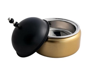 Casseroles de buffet de nourriture au design élégant chauffe-plats décoratif en métal marmite chaude de Ramadan arabe finie personnalisée - Product Image 2