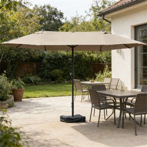 Ombrellone da Terrazza con Base per Esterni, Ideale per Cortili, Giardini e Caffetterie - Product Image 1