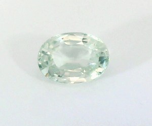 Saphir vert ovale non chauffé, pierre précieuse authentique de l'origine du Sri Lanka, pierre précieuse rare et authentique pour la fabrication de bijoux fins - Product Image 3