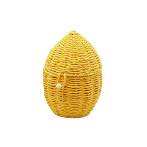 Handwoven Paper <b>Rope</b> Egg Shaped <b>Baskets</b> for Gifts Storage Container for Easter Decoration from Vietnam - Product Image 2