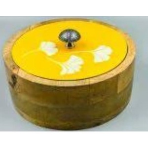 Cajas con recubrimiento de polvo blanco, tarro de azúcar con tapa de madera para té/café y azúcar, tarro martillado para utensilios de cocina, proveedor de la India - Product Image 4