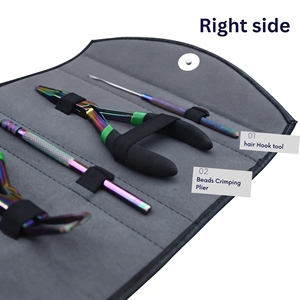 Kit d'outils professionnels pour extensions de cheveux à micro-perles : Pince à sertir, Extracteur de perles, Applicateur à boucle - Product Image 5