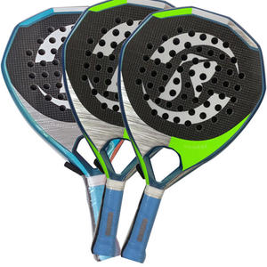 Raquetas de Pádel al por Mayor, Ligeras, de Fibra de Carbono, Diseño Personalizado OEM, Raquetas de Pádel de Alto Rendimiento - Product Image 6