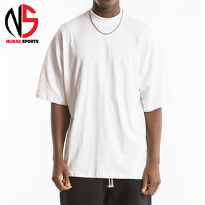 เสื้อยืดคอกลมทรงโอเวอร์ไซส์ รุ่นหนาพิเศษ ปี 2026 สำหรับผู้ชาย ผ้าฝ้าย 100% ทรงปกติ ไหล่ตก ทรงบ็อกซี่ ระบายอากาศได้ดี แห้งเร็ว ปรับแต่งได้ - Product Image 3