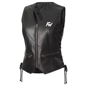 Premium Quality <b>Leather</b> Made <b>Vest</b> Reasonable Price Wholesale Latest Deign Breathable <b>Leather</b> <b>Vest</b> For Online Sale - Product Image 5