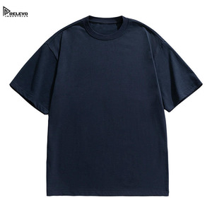 เสื้อยืดผ้าฝ้ายออร์แกนิค 250 GSM สำหรับผู้ชาย ผ้าเป็นมิตรต่อสิ่งแวดล้อม เนื้อผ้านุ่มพิเศษ สวมใส่สบาย สไตล์ลำลองแนวสตรีทแวร์ - Product Image 3