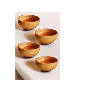 Acacia <b>Wood</b> Dessert Bowl For Food Gifting <b>Wood</b> <b>Ice</b> <b>Cream</b> Dessert Bowl At Affordable Price - Product Image 1