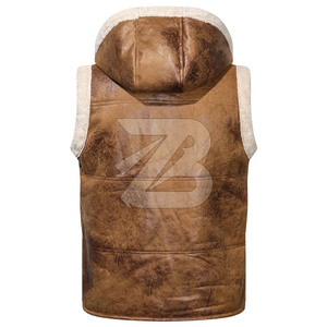 Veste d'hiver réversible en cuir PU de haute qualité pour homme, imperméable, doublure en polaire, col en V, style streetwear - Product Image 3