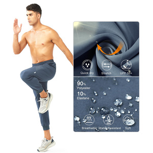 Pantalon de survêtement mi-taille léger pour homme, idéal pour l'entraînement sportif, fabrication OEM, exportation Pakistan - Product Image 4