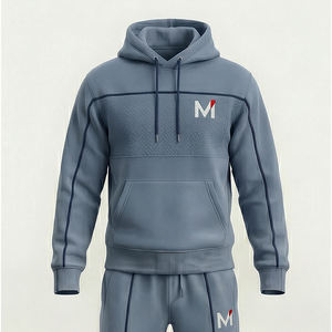 Conjunto Deportivo Unisex de Primera Calidad con Estampado Sólido y Entrega Rápida, Sudadera con Capucha y Pantalones Jogger, Estilo Urbano, EE. UU., Europa, Maluza MetroFit Pro - Product Image 1