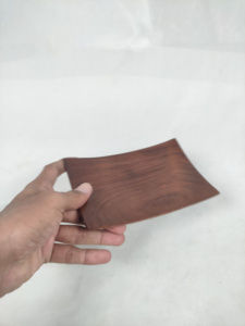 Assiettes à dîner en noyer noir, plateaux à pain, plateaux à petit-déjeuner, plateaux à collation en bois, vaisselle et assiettes artisanales d'Inde à vendre - Product Image 3