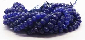 Cuentas de Cuarzo Azul Talladas a Mano en Forma de Calabaza, 9-11 mm, Cuentas de Cuarzo Azul en Forma de Rondelle de Calabaza para la Fabricación de Joyas - Product Image 6