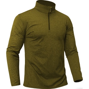 Sudaderas de Algodón de Alta Calidad para Hombre con Media Cremallera, Estilo Pullover con Cuello Simulado, Fabricación OEM ODM para Ropa Deportiva - Product Image 3