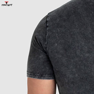 เสื้อยืดผู้ชายผ้าฝ้าย 100% แบบถักลายเรียบ ดีไซน์ทันสมัย สวมใส่สบาย คุณภาพสูง ผลิตตามสั่ง - Product Image 5