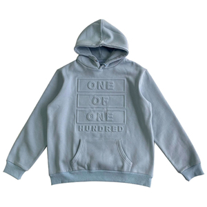Sweat à capuche en molleton 100% coton avec logo personnalisé sur le devant - Séchage rapide, unisexe, streetwear d'hiver, service OEM - Product Image 1