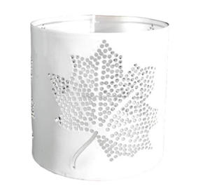 Candelabros votivos de hierro redondos decorativos para el hogar con revestimiento de polvo blanco terminado para decoración del hogar portavelas votivo - Product Image 5