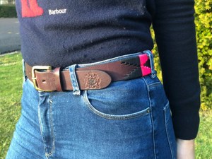 Custom Design Decorative Leather Made Polo Belt for Men Leather <b>Beaded</b> Belts from <b>Direct</b> Factory - Product Image 6