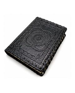 Cuaderno de Cuero Genuino |   Diario de Cuero Grabado Vintage |   Diario de escritura recargable |   Cuaderno de Dibujo de Viaje | - Product Image 1