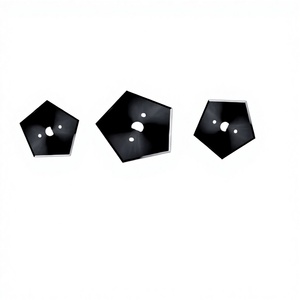 Cuchilla de corte de bloque único de carburo de tungsteno 34x34x20mm, diente de rotor de alta resistencia al desgaste para reciclaje de película plástica abrasiva y caucho - Product Image 1