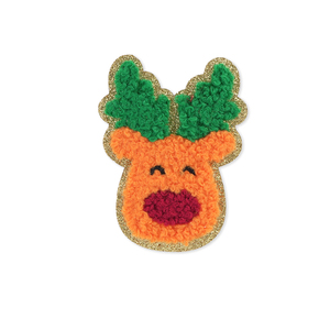 Parche de chenilla bordado estilo navideño uso para bolso zapatos sombrero ropa parches - Product Image 4