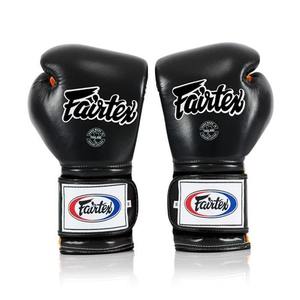 Guantes de boxeo Fairtex personalizados en negro y naranja, 100% cuero genuino, con velcro, para entrenamiento de boxeo y gimnasio. - Product Image 2