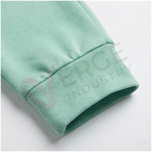 Conjunto Deportivo con Capucha para Hombre, Color Verde Menta, Manga Larga, Color Sólido, Transpirable, Informal, para Otoño, Corte Regular, con Bolsillos Laterales - Product Image 6