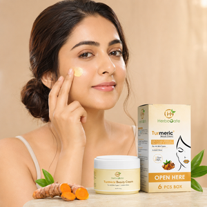 Crème de beauté au curcuma, crème de beauté pour le visage au curcuma de qualité supérieure, hydratant naturel pour la peau à base de plantes, formule hydratante et nourrissante - Product Image 3
