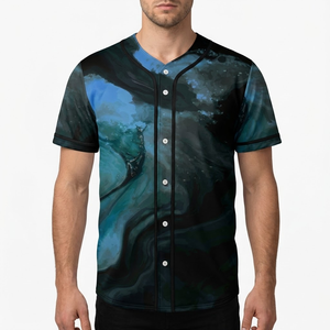 Maillot de baseball en mesh, tissu respirant, pour hommes et jeunes, logo personnalisé, sublimation, uniformes d'équipe - Product Image 2