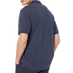 Chemises polo en coton de qualité supérieure pour hommes, nouvelle tendance de la mode, tissu tricoté sur mesure, tailles plus grandes, service OEM - Product Image 3